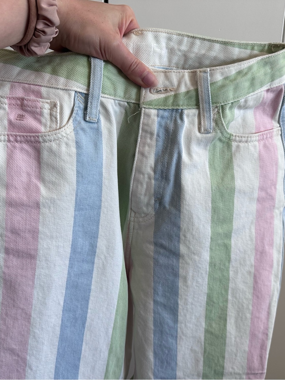 Esprit Pastel Striped Women's Jeans - Multicolor - size 27/30